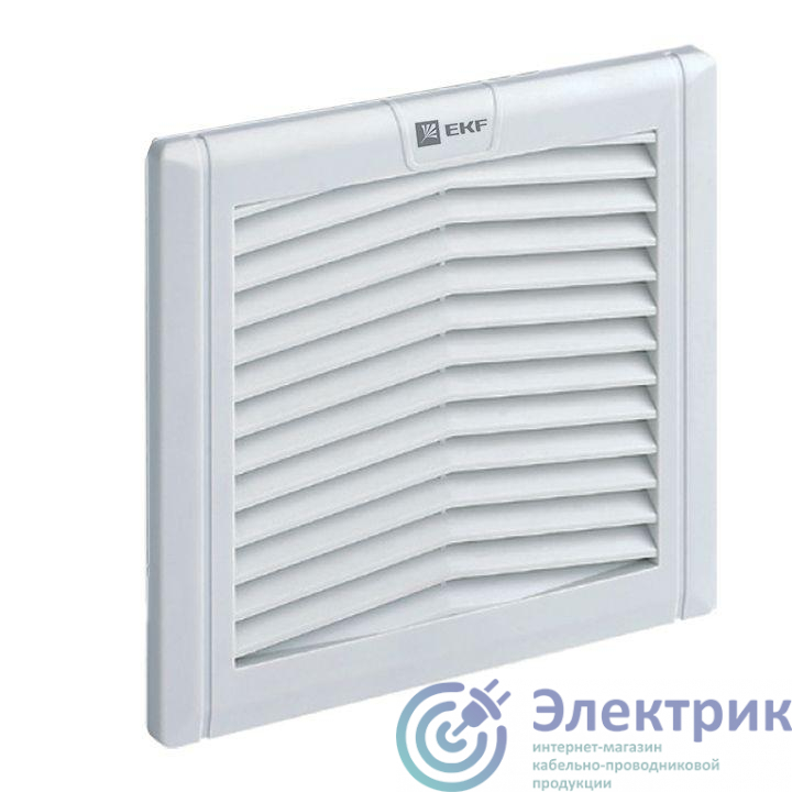 Решетка вентиляционная с фильтром 291x291мм IP54 PROxima EKF EXF433