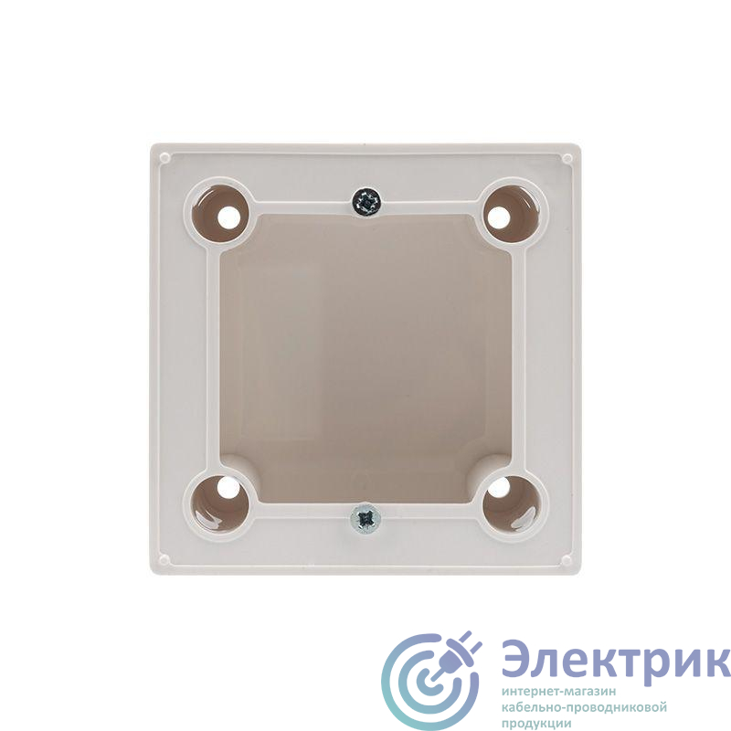 Бокс для накладного монтажа электроустановочных изделий эБК-01 Rexant (глубина 43 мм) 82-0256