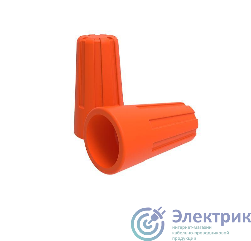 Зажим соединительный изолирующий СИЗ-3 d3.3мм (1.5-6.0кв.мм) оранж. Rexant 07-5218