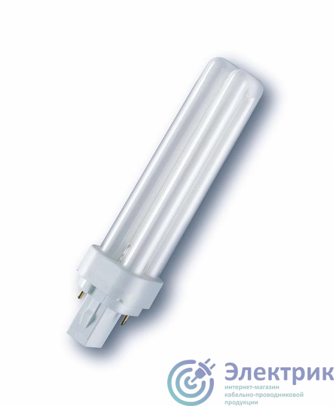 Лампа люминесцентная компакт. DULUX D/E 13W/827 G24q-1 OSRAM 4050300012131