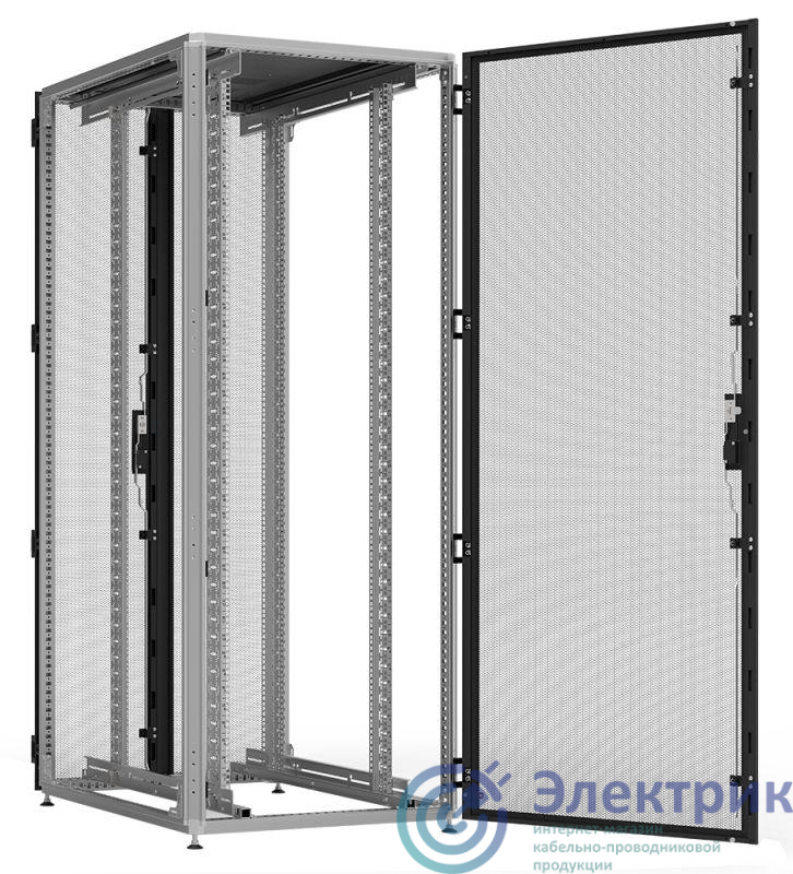 Шкаф серверный 19дюйм 42U 600х1000мм двухдверный черн. by ZPAS ITK ZP05-42U-0610-P2P