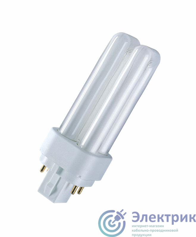 Лампа люминесцентная компакт. DULUX D 10W/840 G24d-1 OSRAM 4050300010595