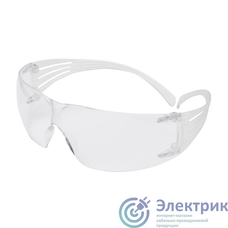 Очки открытые защитные цвет линз прозр. с покрытием AS/AF против царапин и запотевания SecureFit™ 201 SF201AF-EU 3М 7100111990