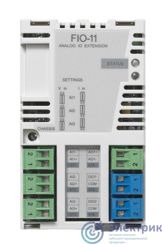 Модуль расширения аналоговых вх./вых. FIO-11 ABB 68805384
