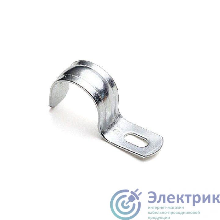 Скоба крепежная однолапковая d16-17мм метал. (уп.10шт) PROxima EKF sm-1-16-17-r