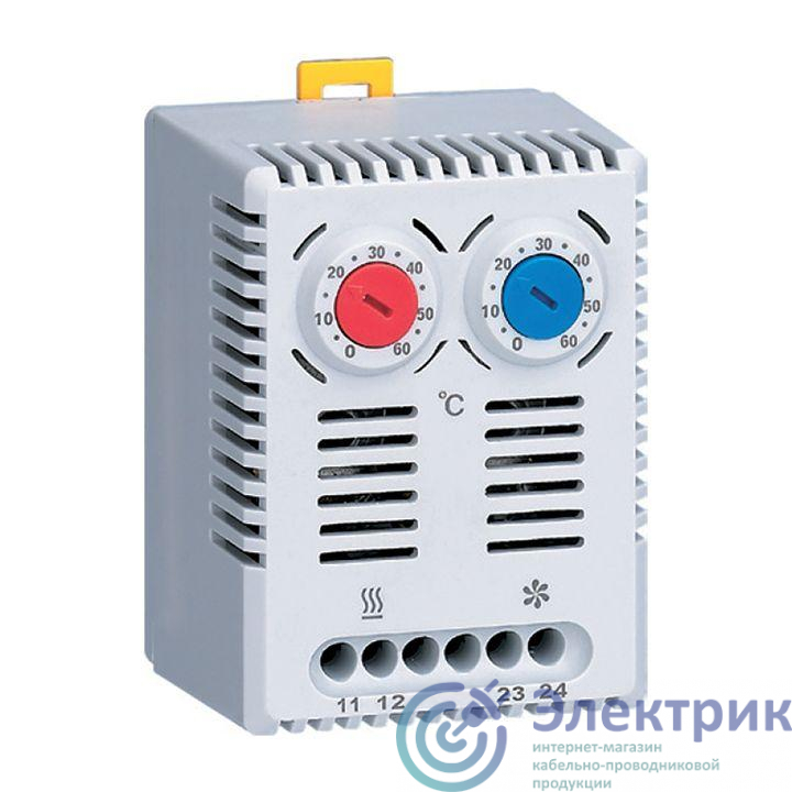 Термостат NO+NC (охлаждение и обогрев) на DIN-рейку 10A 230В IP20 PROxima EKF T2C10M