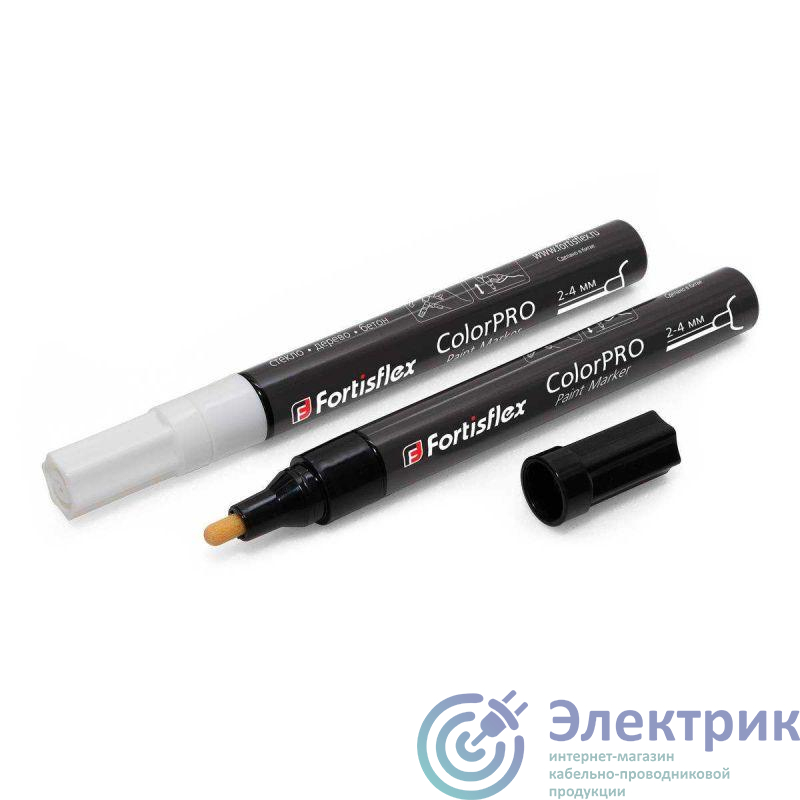 Набор маркеров "ColorPRO" (черн. и бел.) Fortisflex 83407