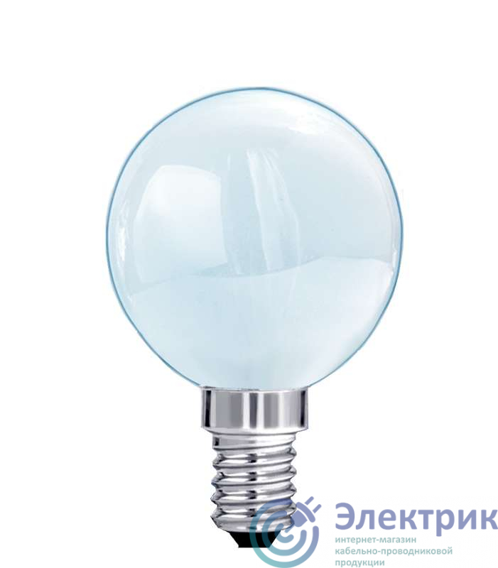 Лампа накаливания 40Вт шар матовая E14 СпецСвет