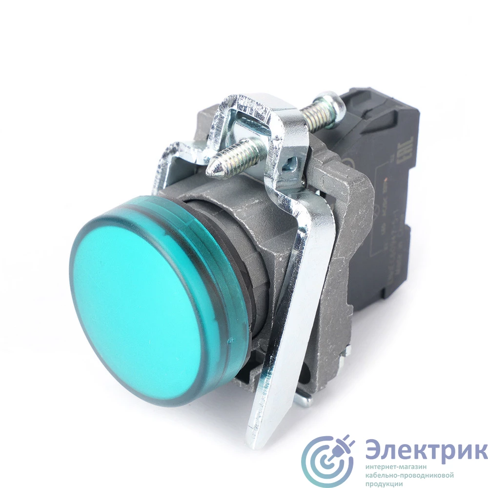 SB4BVM3 | Лампа сигнальная в сборе модульная 22 мм зеленая 230-240В АС Systeme Electric 