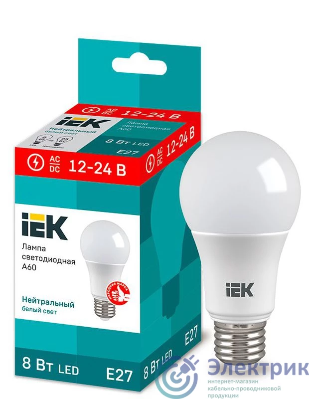 Фото IEK LLE-A60-08-12-24-40-E27