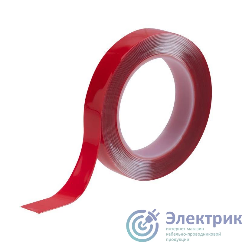09-6520 | Скотч двухсторонний 20ммх5м прозр. Rexant 