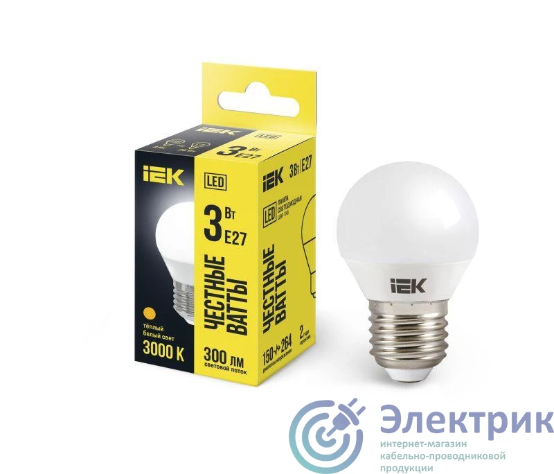 Фото IEK LLE-G45-3-230-30-E27