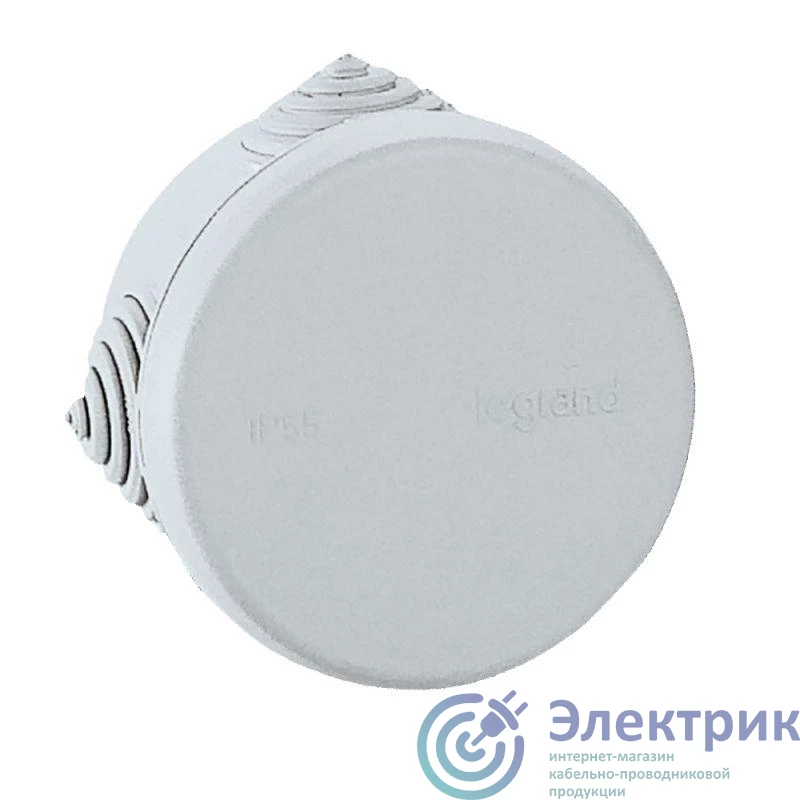 092100 | Коробка круглая Plexo IP55 60/40мм Leg 
