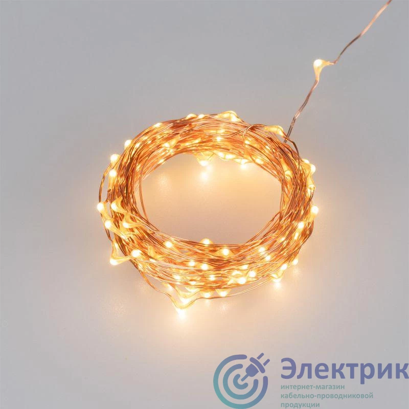 048708 | Гирлянда светодиодная ARD-DEW-HOME-10000-100LED-LIVE Warm3000 5V USB ПДУ IP20 Ardecoled 