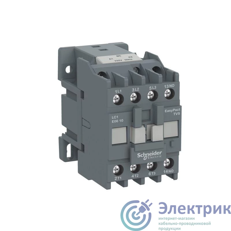 LC1E1801M5 | Контактор 3п 18А 1НЗ 220В AC TeSys E SchE 