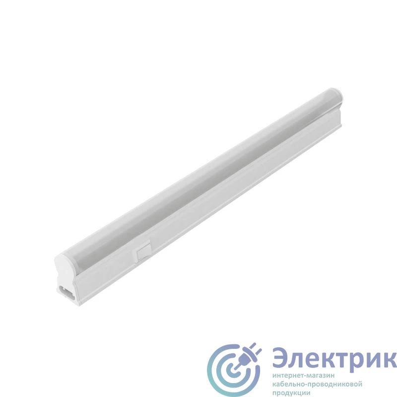 130511205 | Светильник светодиодный Black 5Вт 4000К IP20 420лм 170-264В 312х22х37мм ДВО линейный накладной бел. GAUSS 