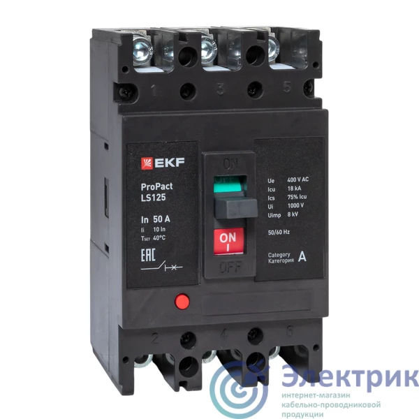 Фото EKF mccb-125-18-3-50-ls