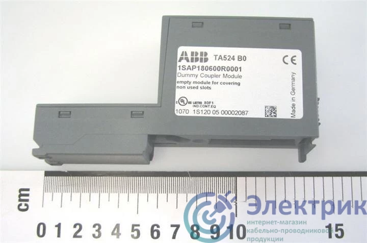 1SAP180600R0001 | Заглушка слота монтаж. основания ЦПУ AC500 TA524 ABB 