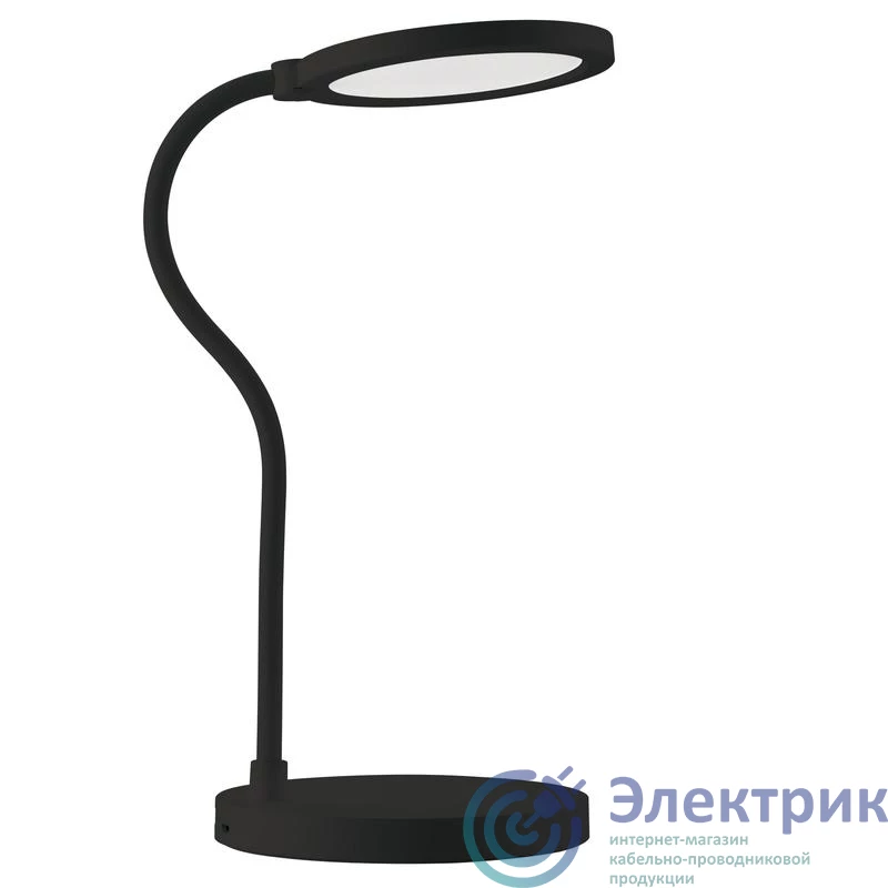 UL-00003339 | Светильник настольный TLD-553 Black/LED/400Lm/4500K/Dimmer/USB 6Вт встроен. аккум. 1200мАч сенсор.выкл. Uniel 