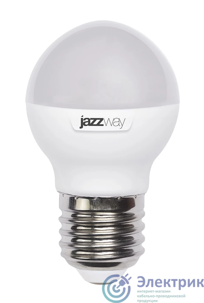 5019393 | Лампа светодиодная LED 11Вт 230Вт E27 холодный матовый шар JazzWay 