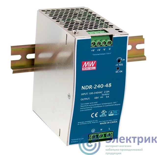 Фото Mean Well NDR-240-24