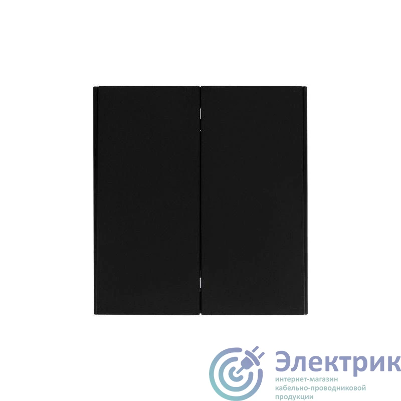 KR-78-0709-5 | Переключатель проходной 2-кл. СП STRONG 10А антрацит Kranz
