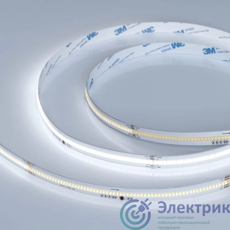 041735 | Лента светодиодная SPI-COB-X378-12mm 24V White 6000К-PX63-BPT 7Вт/м IP20 бегущий огонь (уп.5м) Arlight 