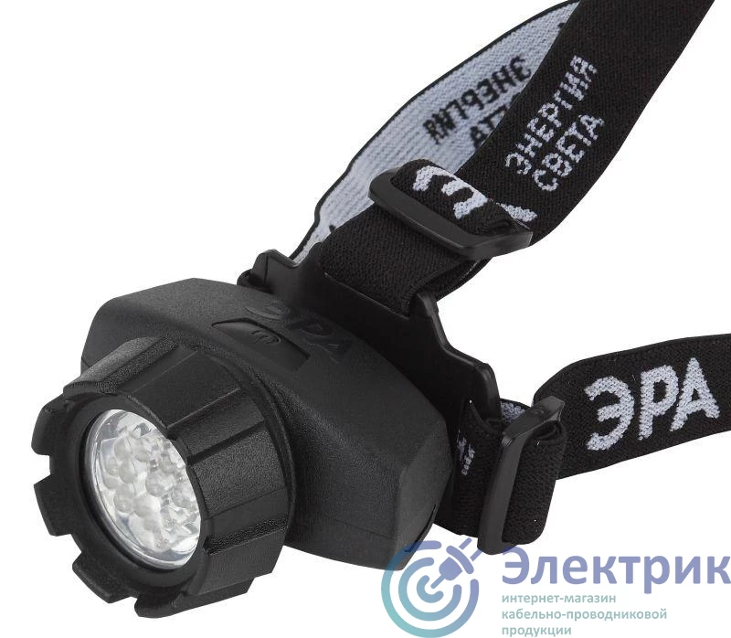 Б0031384 | Фонарь GB-604 налобный 18хLED 3хAAA 4 реж. черн. блист. ЭРА 