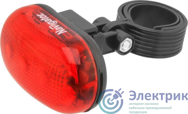 94965 | Фонарь 94 965 NPT-B02-2AAA велосипедный сигнальный 3LED блист. Navigator 