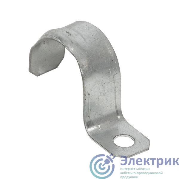 sm-1-25-26-r | Скоба крепежная однолапковая d25-26мм метал. (уп.10шт) PROxima EKF 