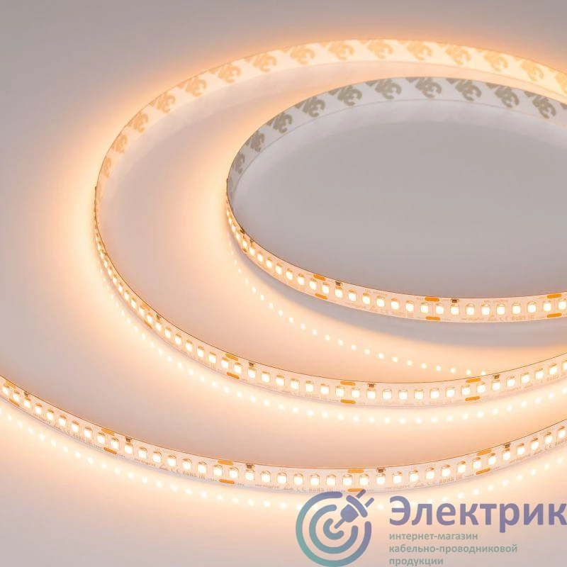 037223 | Лента светодиодная UL-A200-10mm 24V Warm 2400К 20Вт/м IP20 (уп.5м) Arlight 