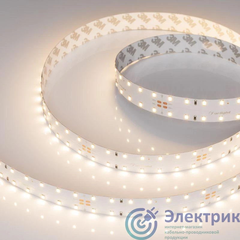 028001 | Лента светодиодная RT-A140-20mm 24V Warm 3500К 22Вт/м IP20 2835 (уп.4.7м) Arlight 