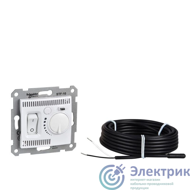 SDN6000321 | Механизм термостата СП тепл. пол. Sedna бел. SchE 