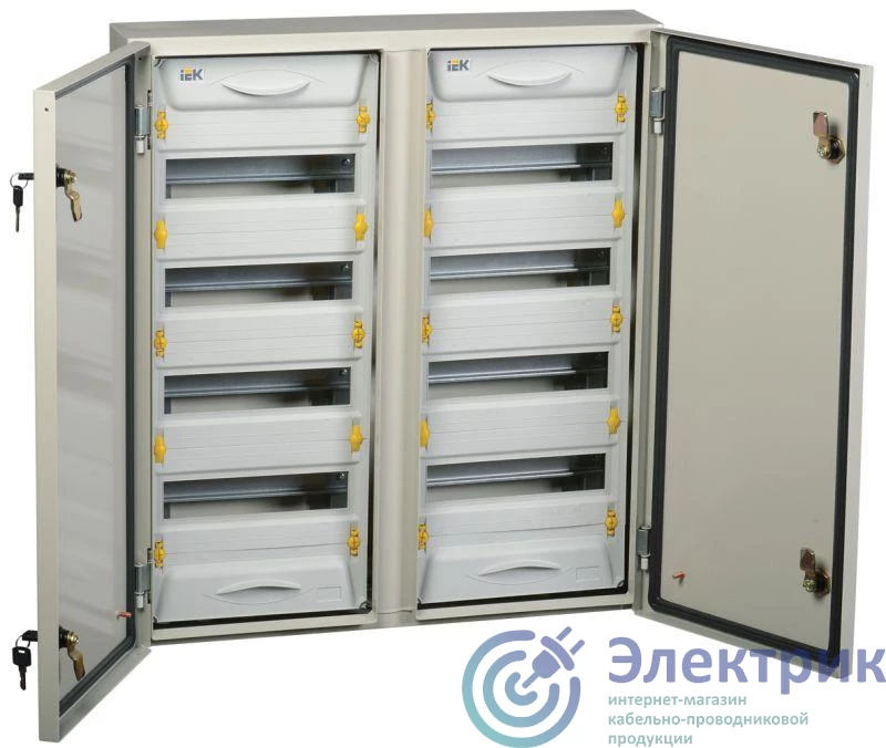 MKM16-N-2X48-54-ZU | Корпус металлический ЩРн-2х48з-1 У2 IP54 PRO IEK 