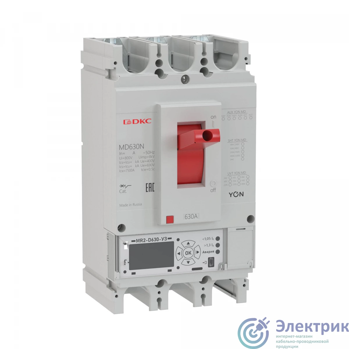 MD400H-MR1 | Выключатель автоматический в литом корпусе YON MD400Н-MR1 DKC 