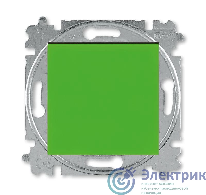 2CHH590145A6067 | Выключатель 1-кл. СП Levit IP20 зел./дым. черн. ABB 