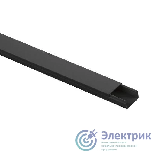 Б0061739 | Кабель-канал 20х10 L2000 черн. KK-B-20-10 Эра 