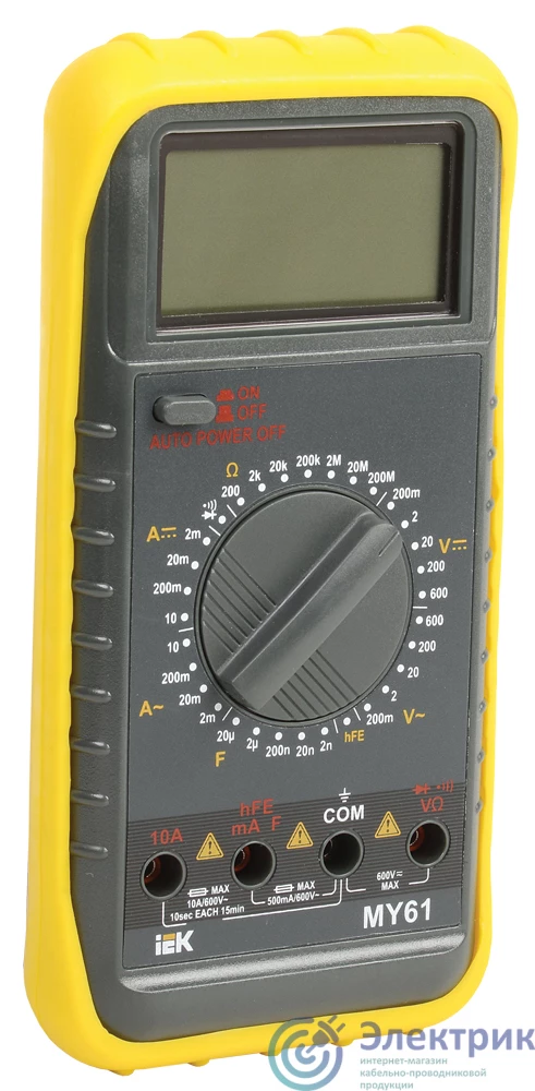 TMD-5S-061 | Мультиметр цифровой Professional MY61 IEK 