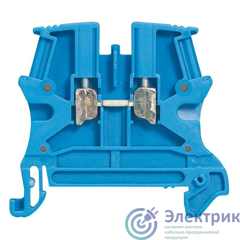 037100 | Клемма 2х(0.25-2.5мм) син. Viking3 Leg 