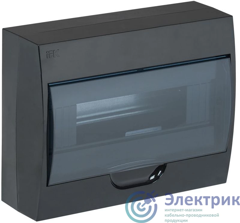MKP12-N-12-41-K02 | Корпус навесной ЩРН-П-12 Krepta 3 IP41 пластик. черн. IEK