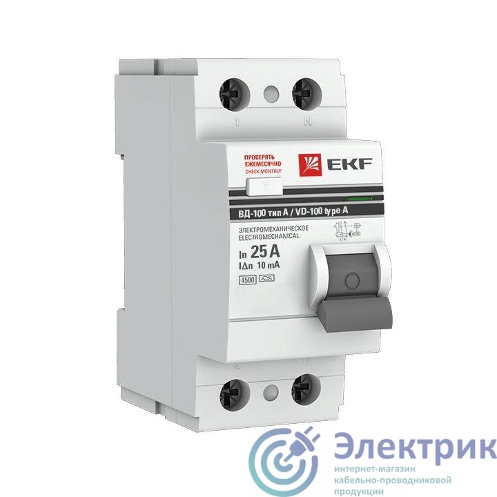 Фото EKF elcb-2-25-10-em-a-pro