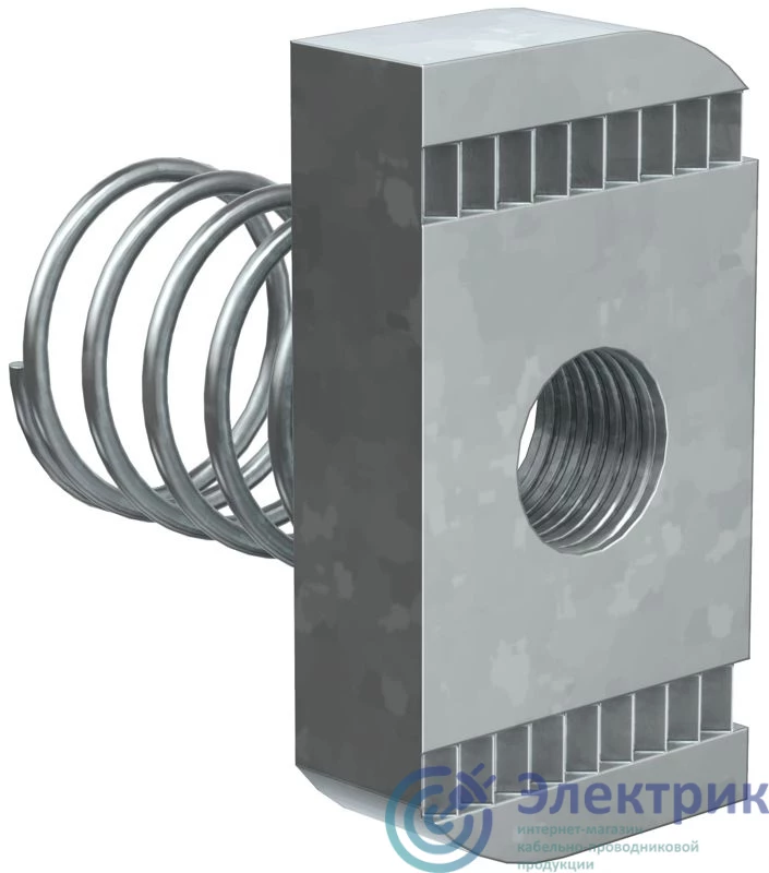CMZ11-GK-10 | Гайка канальная с пружиной М10х40 (уп.50шт) IEK 