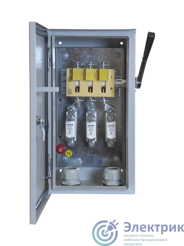 ET519423 | Ящик силовой ЯРП-100-54 УХЛ2 с ППН-33 100А IP54 держатели медь Электротехник