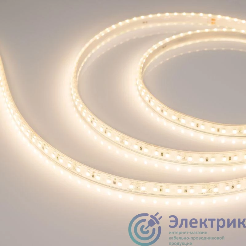 029043(3) | Лента светодиодная RTW-PU-A120-10.5mm 24V Warm 3000К 16.8Вт/м IP68 Wire 2м герметичная (уп.5м) Arlight 