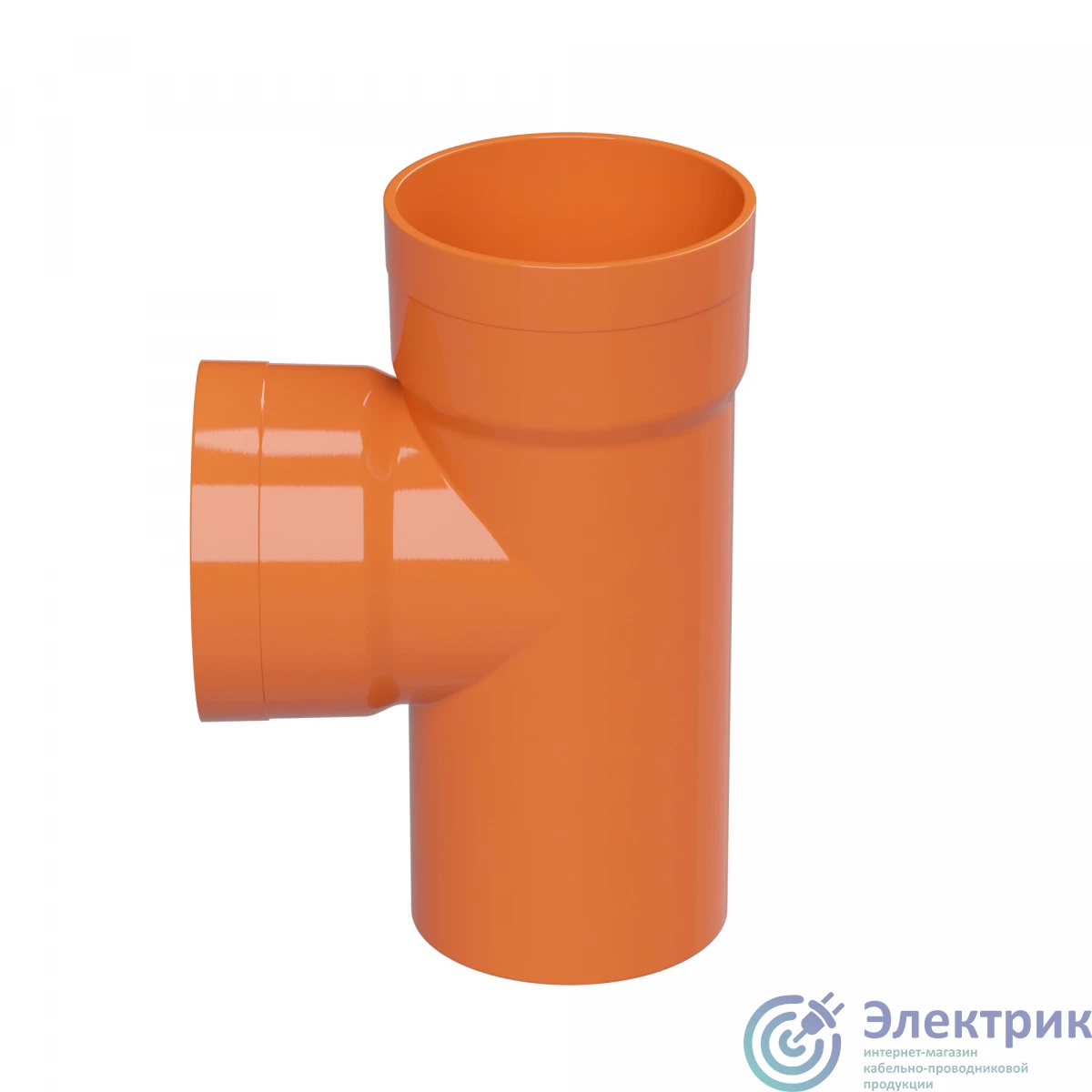 020063 | Тройник для двустенных труб 90 градусов D=63мм DKC 