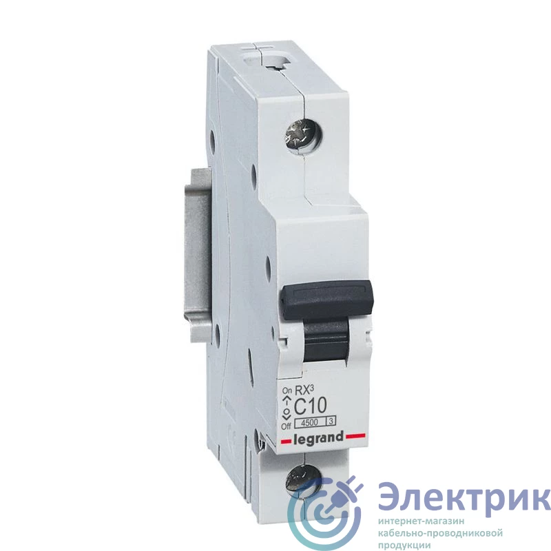 419665 | Выключатель автоматический модульный 1п C 20А 4.5кА RX3 ИЭК Leg 