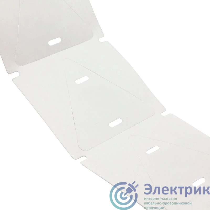 CIC5855TRWR | Маркировка для кабеля 60х60 треугольник (рул.) DKC 