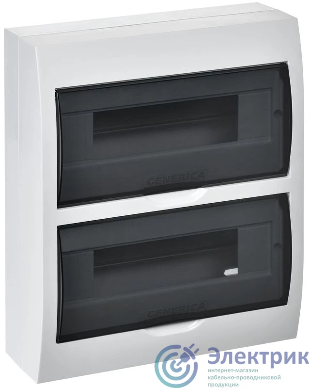 MKP12-N-24-41-G | Бокс ЩРН-П-24 мод. навесной пластик IP41 GENERICA 