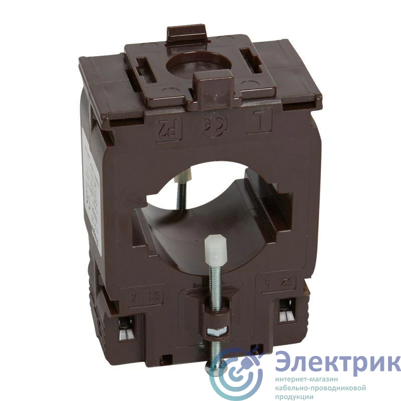 412133 | Трансформатор тока 1ф 1000/5А кл. точн. 0.5 10В.А для каб. d=40мм Leg 