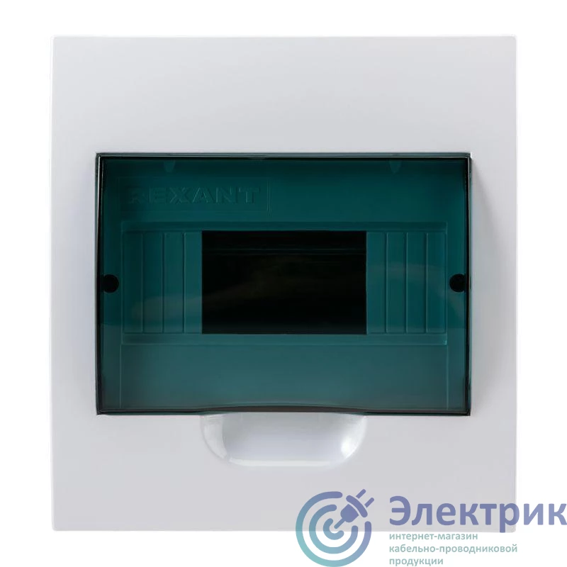 11-0208 | Бокс ЩРВ-П-8 IP41 пластик. бел. Rexant 